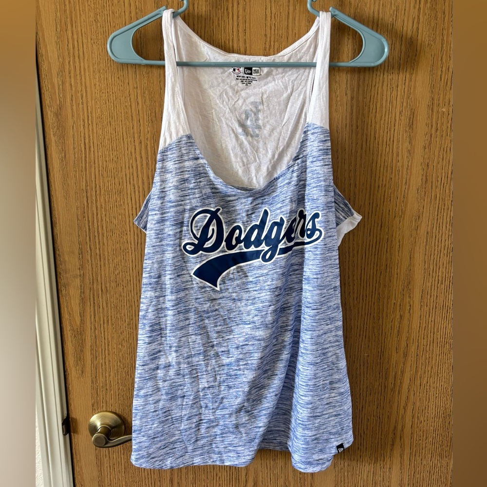 Plus size LA Dodgers new era tank top brand new without tags